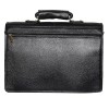 Hyatt Leather Accessories 16 Inch Leather Briefcases Laptop Office Bags for men (Black)
