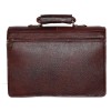 Hyatt Leather Accessories 16 Inch Leather Briefcases Laptop Office Bags for men (Brown)