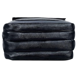 Hyatt Leather Accessories 16 Ltrs 30.50 cm Office Bag (Black)