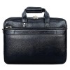 Hyatt Leather Accessories 16 Ltrs 30.50 cm Office Bag (Black)
