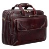 Hyatt Leather Accessories 16 Ltrs 30.50 cm Office Bag (Brown)