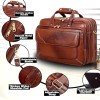 Hyatt Leather Accessories 16 Ltrs 30.50 cm Office Bag (Tan)