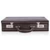 Hyatt Leather Accessories 18 Inch Expandable Men's Leather Briefcases Office Bags (Italian Brown)