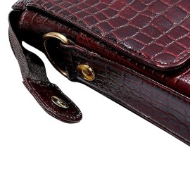 Hyatt Leather Accessories Full Grain Natural Leather Laptop MacBook Air Pro Briefcase Messenger Shoulder Bags For Men And Women Office Use Branded & Stylish (Choco Brown)
