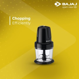 Bajaj 800 ml Chop Pro Chopper with Whisking Blade(Black,Small,300 Watts)