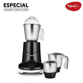 Pigeon Especial Mixer Grinder, 750W, 3 Jars, Grey