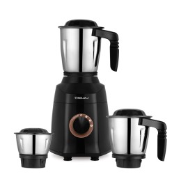 Bajaj Military Series Finesse 750W Mixer Grinder 3 Stainless Steel, Midnight Black