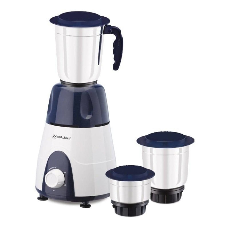 BAJAJ GX3 DLX 500 Watts 3 Jar Gx 500 Mixer Grinder (3 Jars, Dark Blue) BAJAJ GX3 DLX 500 Watts 3 Jar Gx 500 Mixer Grinder (3 Jars, Dark Blue)