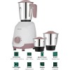 Bajaj Military Series Duetto Watts 500 Mixer Grinder (3 Jars, White & Lilac Colour)