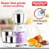 Maharaja Whiteline Belenus 4 Burner GS-111 Gas Cooktop + Maharaja Mixtron DLX Mixer Grinder with 3 jars 750W + Maharaja Whiteline 25 Ltr White and Blue Storage Water Geyser Cuatro + Nelkon Nonstick Deep Kadhai (Large 235 mm)