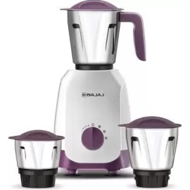 BajajJ Ninja Series Carve 750 Mixer Grinder (3 Jars, White & Purple)