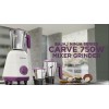 Bajaj Ninja Series Carve 750 Mixer Grinder (3 Jars, White & Purple)