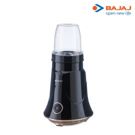 Bajaj NX-01 300W Mixer Grinder For Kitchen Bullet Mixer Grinder With Powerful Titan Motor & Nutri-Pro Feature 3 Unbreakable Multipurpose Tranparent Jars 2 Year Warranty,Black & Copper