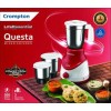 Crompton Questa Mixer Grinder 500 W (3 Jars, Red & White)
