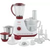 Maharaja Whiteline Smart chef (FP-100) 600 W Food Processor (White, Red)