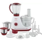 Maharaja Whiteline Smart chef (FP-100) 600 W Food Processor (White, Red)