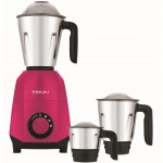 Bajaj Ninja Series Quartz 750 W Mixer Grinder 3 Jars, Garnet Pink