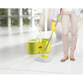 Pigeon Joy Mop Bucket 360 Degree Cleaning with Refills (Lime Green)