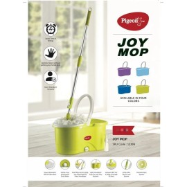 Pigeon Joy Mop Bucket 360 Degree Cleaning with Refills (Lime Green)