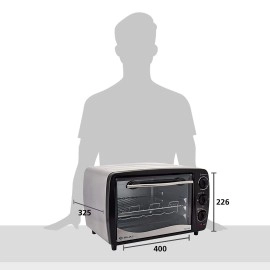 Bajaj Majesty 1603 TSS 16L Oven Toaster Griller (16 Litres OTG) Baking & Grilling Accessories, Oven for Kitchen with Stainless Steel Body, 2 Year Warranty, Black & Silver,1200 Watts Bajaj Majesty 1603 TSS 16L Oven Toaster Griller (16 Litres OTG) Baking & Grilling Accessories, Oven for Kitchen with Stainless Steel Body, 2 Year Warranty, Black & Silver,1200 Watts