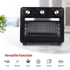 Pigeon Air Fryer Oven 25L 2-in-1 Appliance (OTG + Airfryer) 1400 Watts Air Fry, Bake, Broil, Toast, Defrost (Black) Without Rotisserie Pigeon Air Fryer Oven 25L 2-in-1 Appliance (OTG + Airfryer) 1400 Watts Air Fry, Bake, Broil, Toast, Defrost (Black) Without Rotisserie