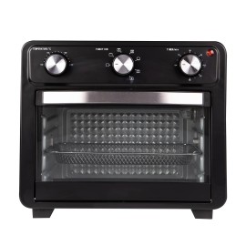 Pigeon Air Fryer Oven 25L 2-in-1 Appliance (OTG + Airfryer) 1400 Watts Air Fry, Bake, Broil, Toast, Defrost (Black) Without Rotisserie