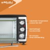 Bajaj 2000TM 20Litre Oven Toaster Griller (20L OTG) 1400W Oven For Kitchen Grilling, Baking, Toasting & Rotisserie Transparent Glass Door Temperature & Timer Control 2-Yr Warranty By Bajaj, Black