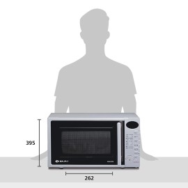 Bajaj 20 Liters Grill Microwave Oven with Jog Dial (2005 ETB, White)