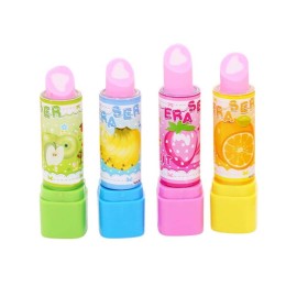 (36 Pcs) Lipstick Shape Eraser