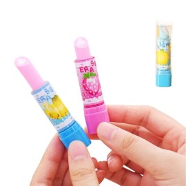 (36 Pcs) Lipstick Shape Eraser