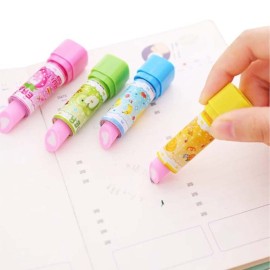 (36 Pcs) Lipstick Shape Eraser