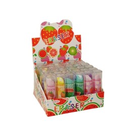 (36 Pcs) Lipstick Shape Eraser