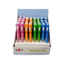 Set Of 6 Invisible Magic Ink Pen/Invisible Pen For Kids/Cheating Pen/Secret Message Pen/Pen With Light For Boys And Girls Birthday Return Gift Item For Kids Pack Of 1