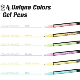 (24 pcs) Neon Colour Pens