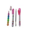 3 in 1 Set with Invisible Pen, Multi Crayon Pencil and Pen