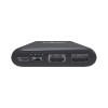 Frontech 10000 mAh Lithium Polymer Power Bank PB-018 with Fast Charging, Black