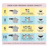 Pigeon Favourite Induction Base Aluminium Pressure Cooker with Outer Lid, 3 Liters (Silver)
