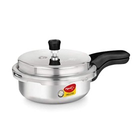 Pigeon Aluminium Pressure Pan Junior with Outer Lid, 3.5 Liters, Silver