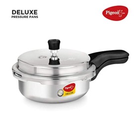 Pigeon Aluminium Pressure Pan Junior with Outer Lid, 3.5 Liters, Silver