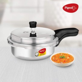 Pigeon Aluminium Pressure Pan Junior with Outer Lid, 3.5 Liters, Silver