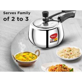 Pigeon Inox Pro Stainless Steel Inner Lid 3 Ltr Induction Bottom Pressure Cooker