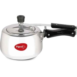 Pigeon Mila 3 Ltr Aluminium With Induction Base Pressure Cooker (Inner Lid, Silver)