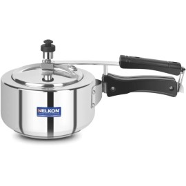 Nelkon Swera 2 Ltr Induction Bottom Pressure Cooker & Pressure Pan (Stainless Steel)