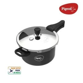 Pigeon Hard Anodized Pressure Cooker Titan 2.5 Liter with Induction Bottom