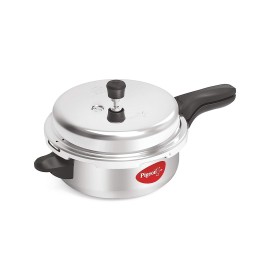 Pigeon Aluminium Pressure Pan Senior with Outer Lid,6-Litres,Silver