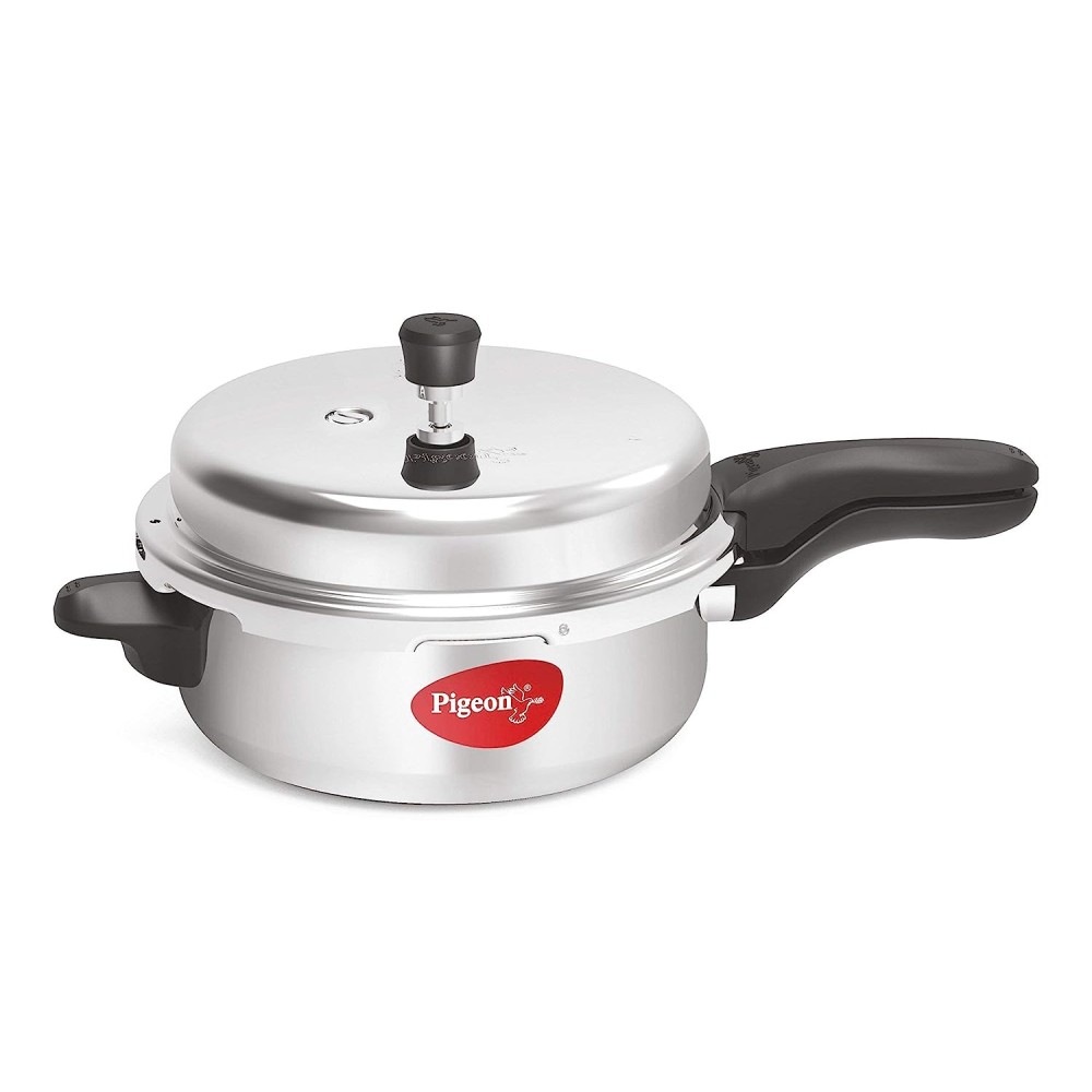 Pigeon Aluminium Pressure Pan Senior with Outer Lid,6-Litres,Silver