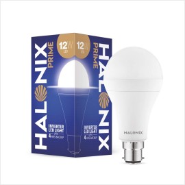 Halonix Prime 12W B22 6500K Cool Day Light Inverter Rechargeable Emergency Led Bulb Pack of 1