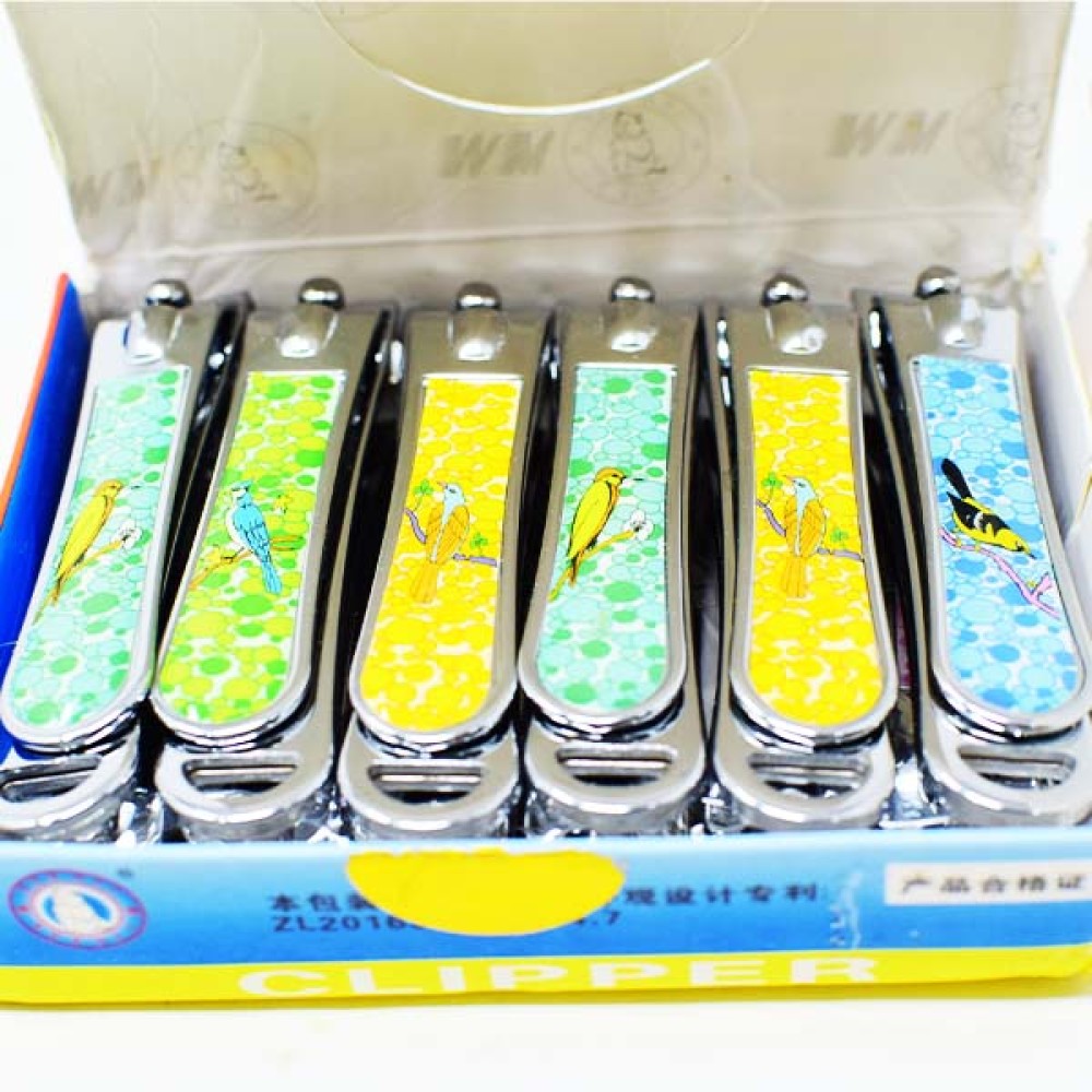 (12pc box) Weimao Brand Nail Cutter clipper in Print Designs