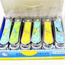 (12pc box) Weimao Brand Nail Cutter clipper in Print Designs