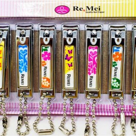 (12pc box) Remei Brand Nail Cutter clipper in Printed Designs